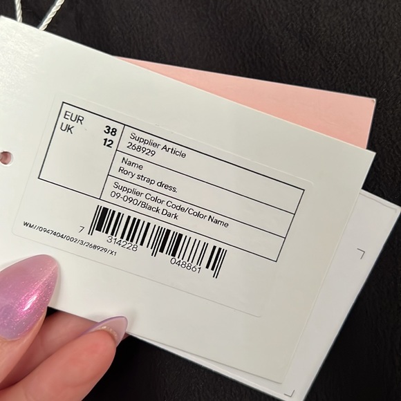 Monki Black Shift Dress - Picture 4 of 6